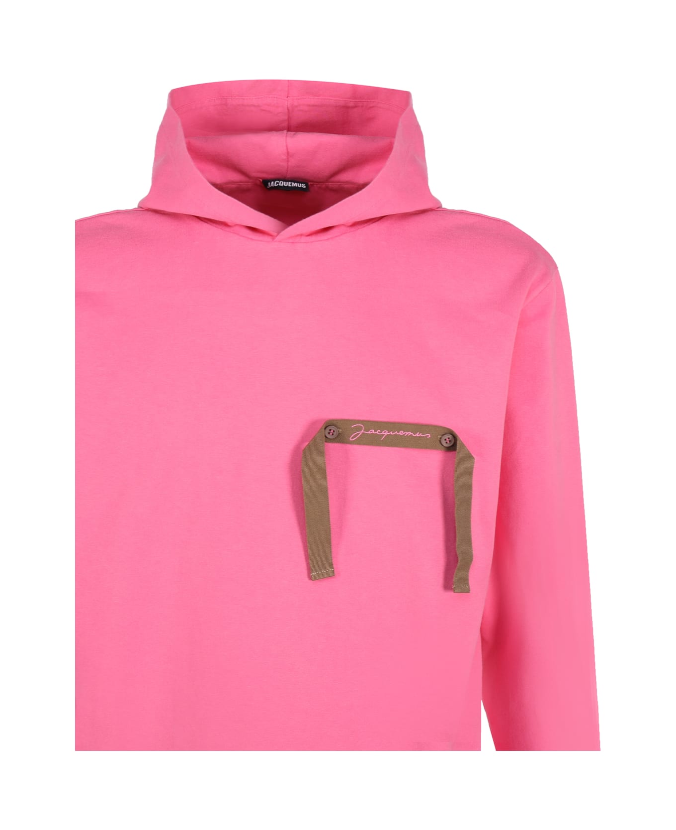 Jacquemus Cotton Desenho Sweatshirt - Pink