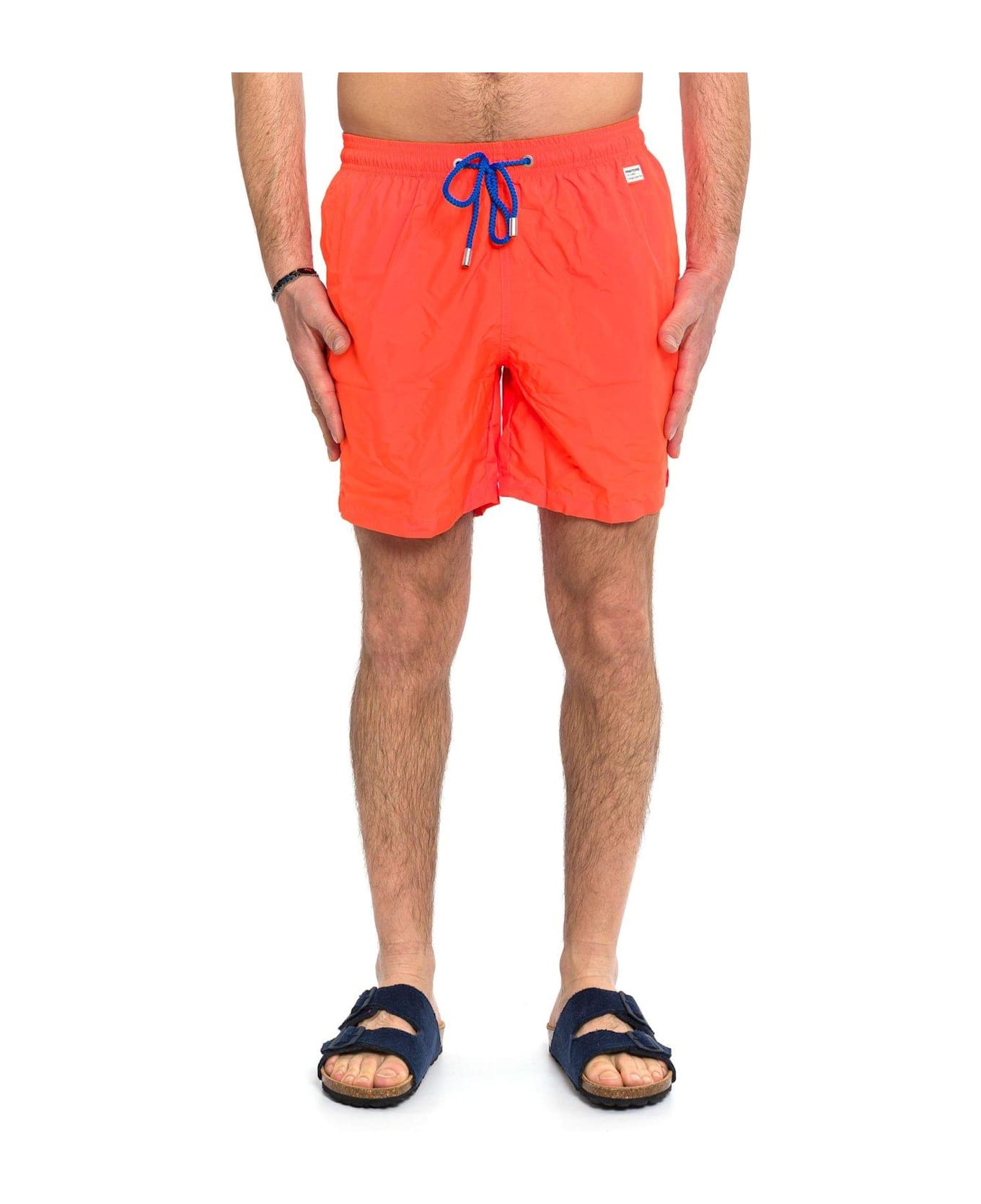 MC2 Saint Barth Logo Patch Drawstring Swim Shorts MC2 Saint Barth