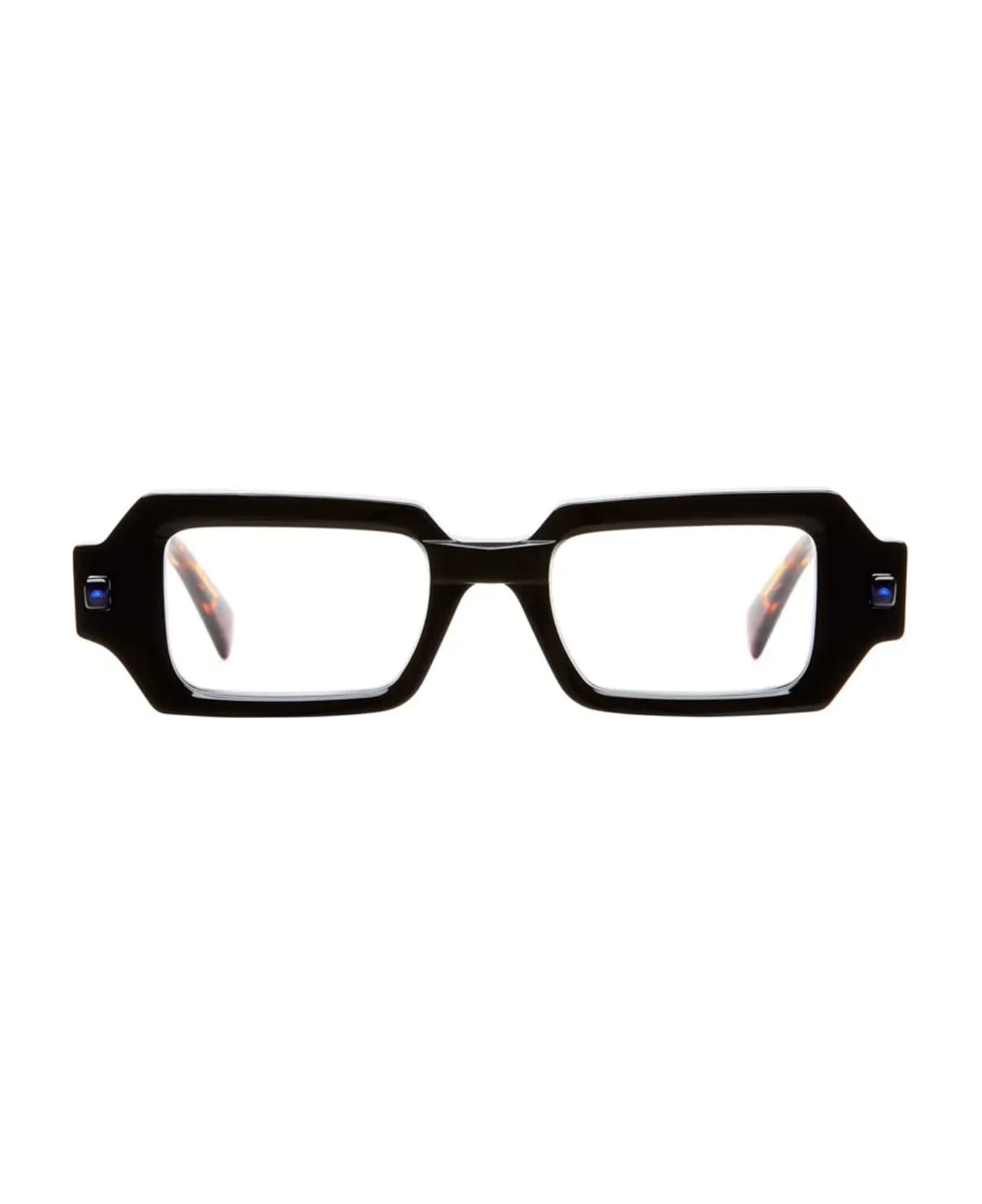 Kuboraum Mask Q9 - Black / Tortoise Rx Glasses - black tortoise アイウェア