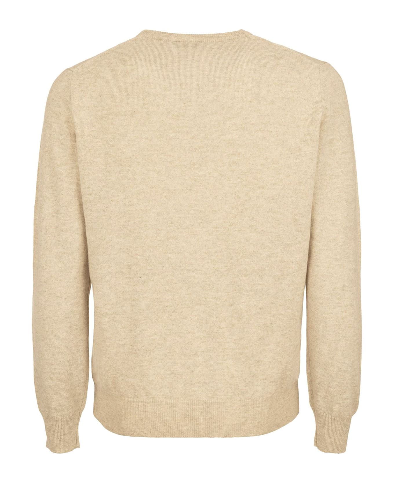 Kangra Beige Wool And Cashmere Sweater - Beige