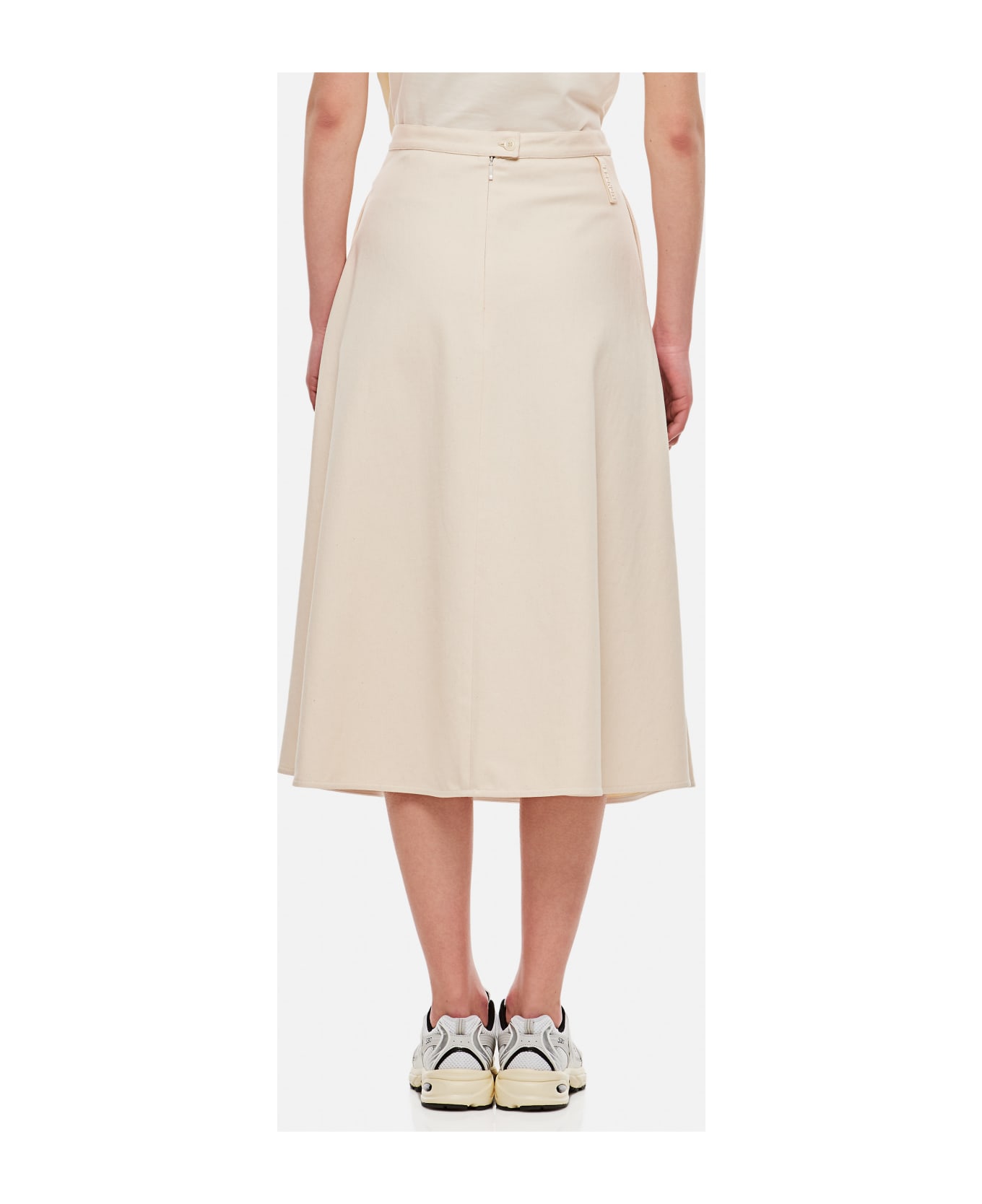 Moncler Midi Skirt - White