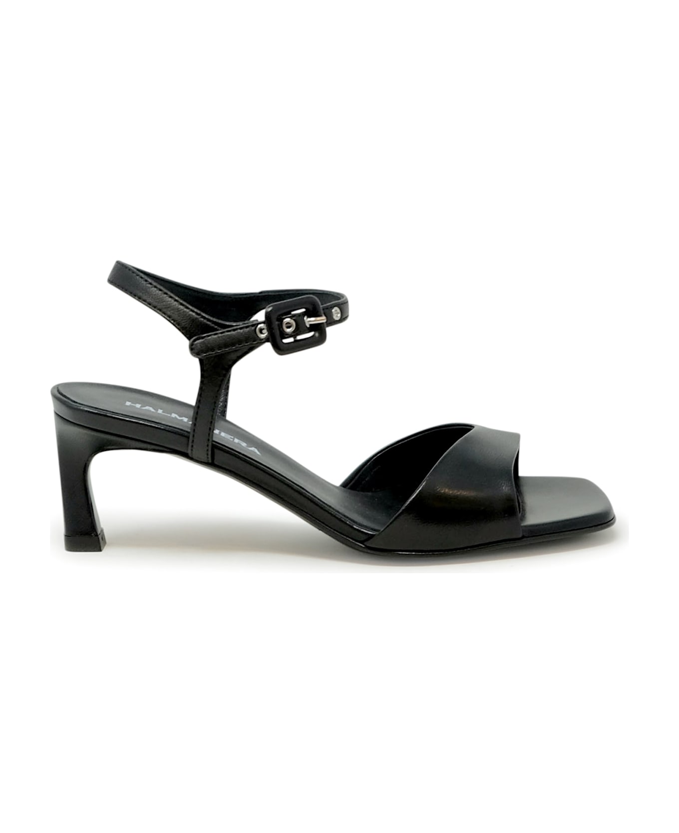 Halmanera Leather Baron Sandals - BLACK