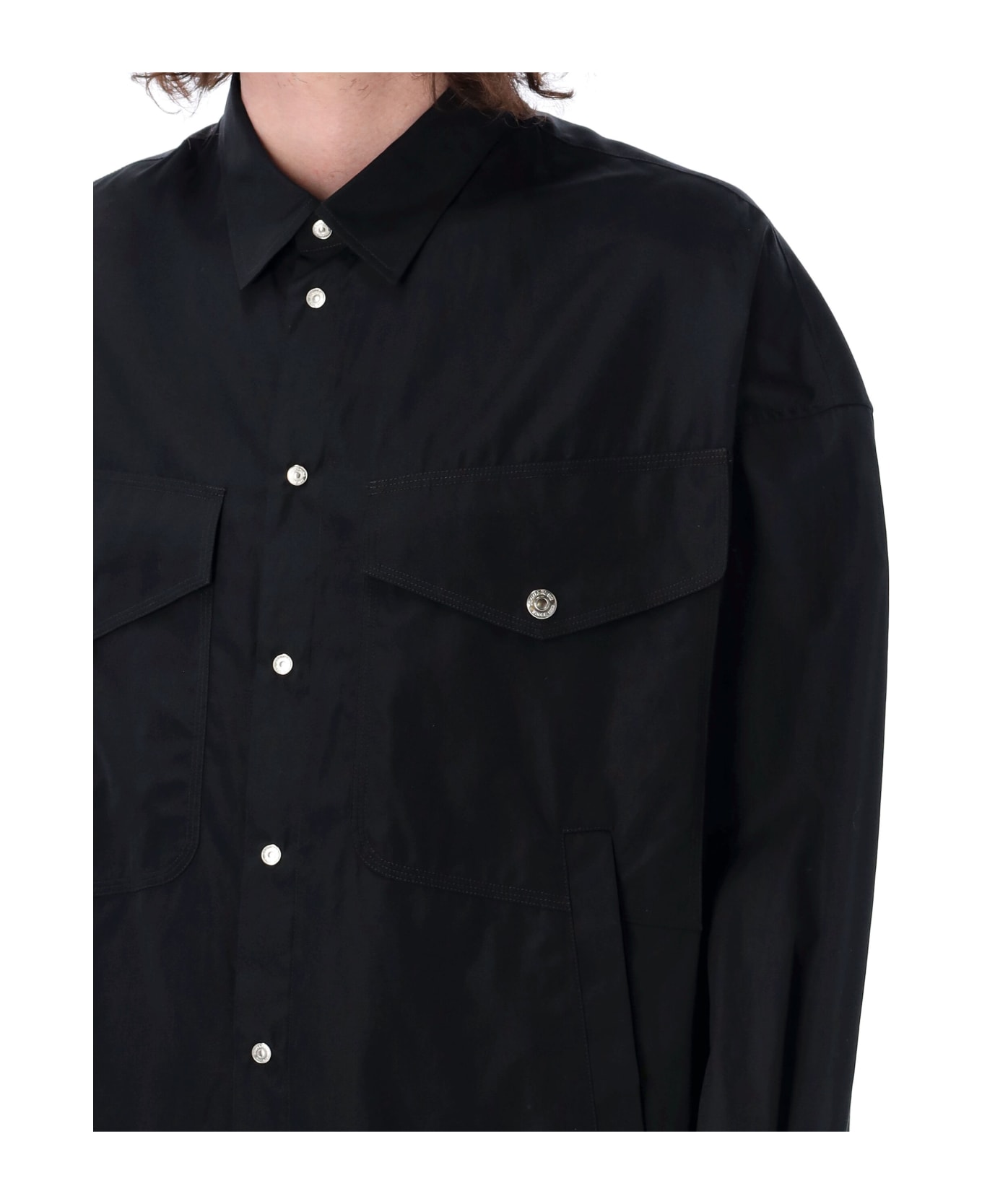 Dsquared2 Drawstring Shirt - BLACK