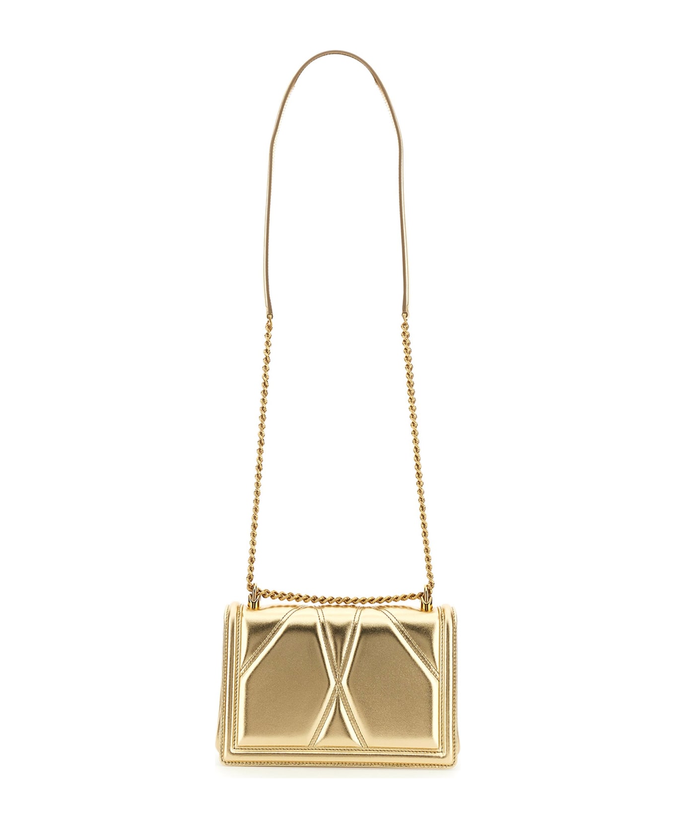 Dolce & Gabbana Devotion Quilted Shoulder Bag - ORO
