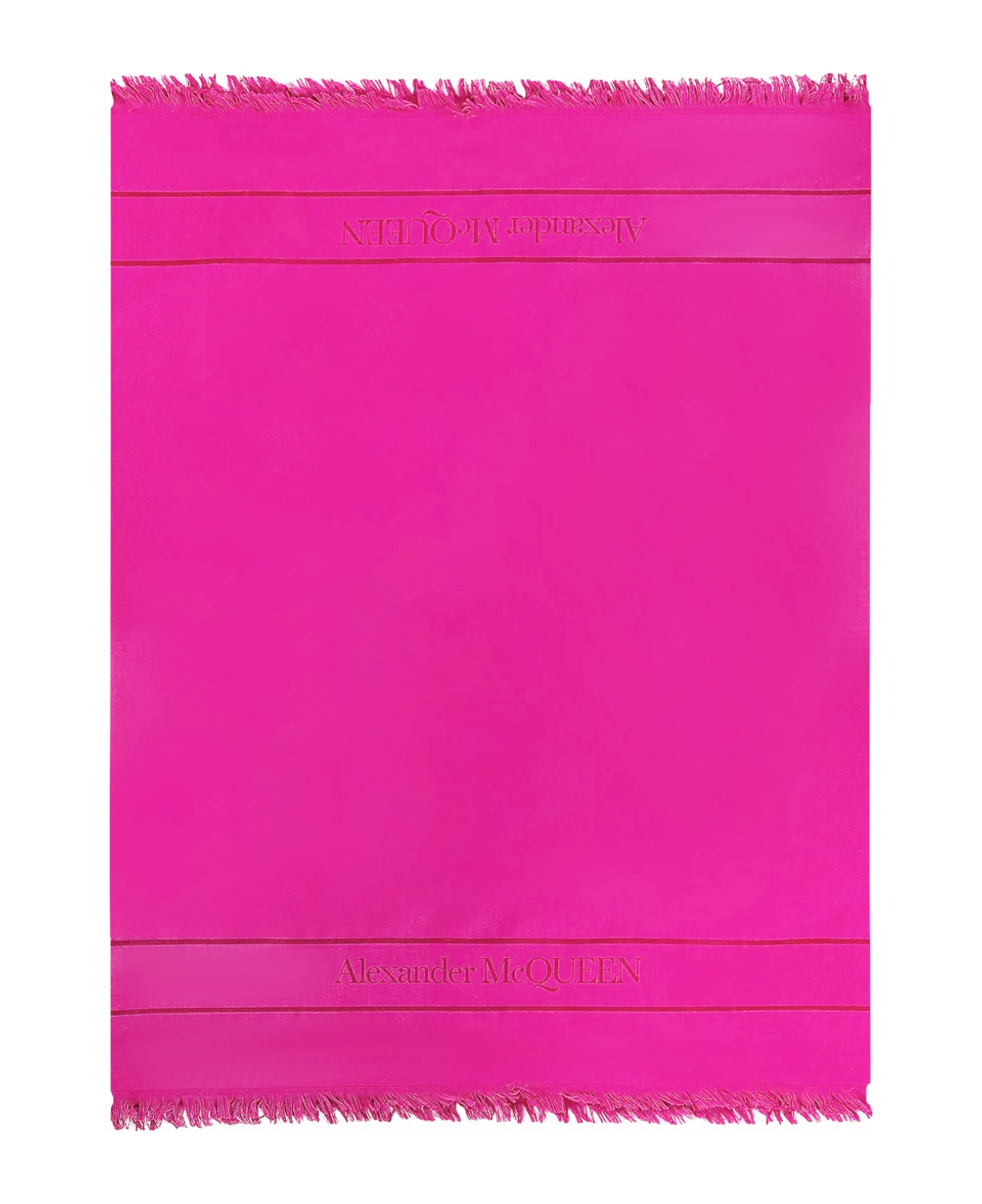 Alexander McQueen Sa Trave Selvedge Scarf - Pink スカーフ