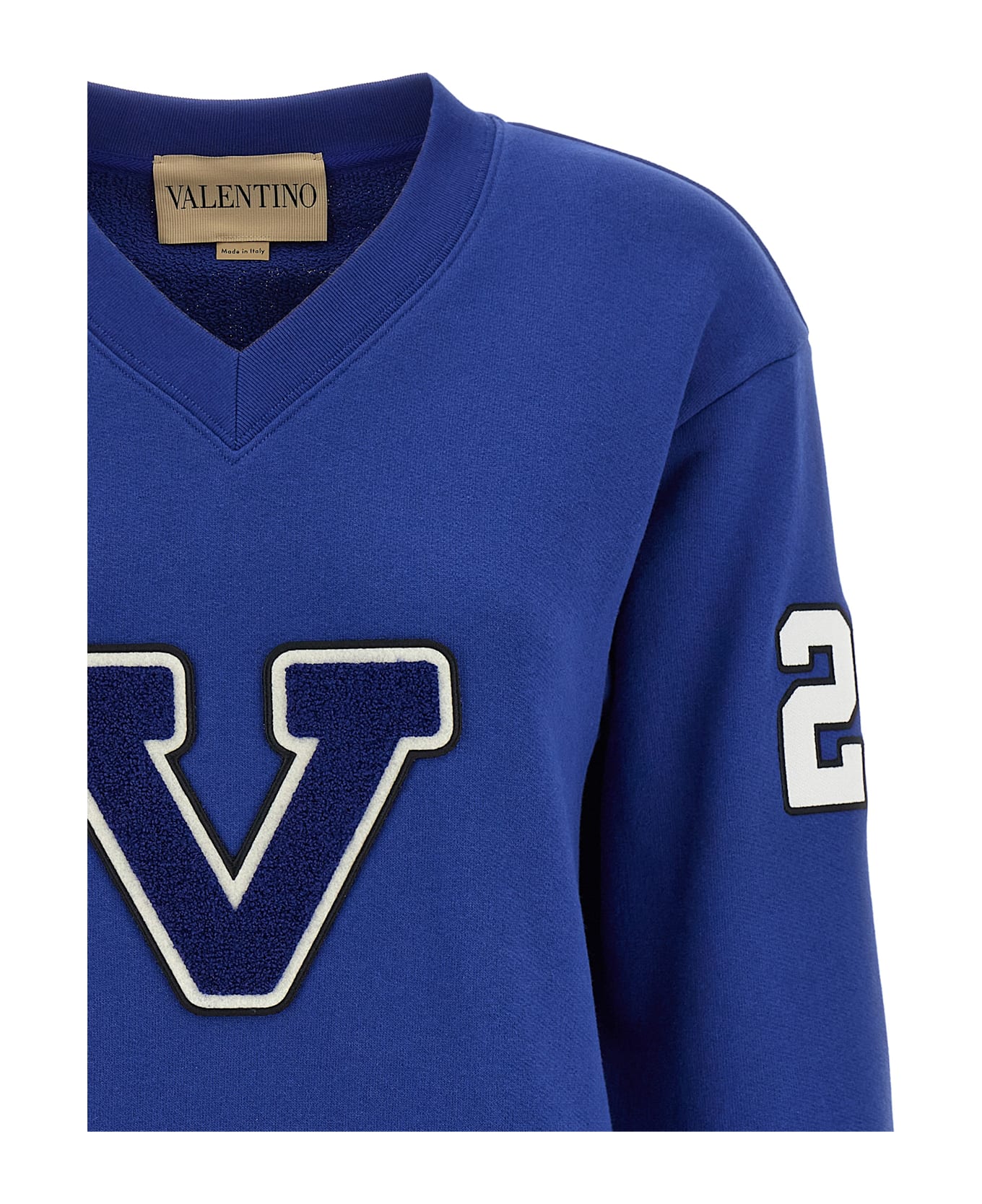 Valentino Garavani 
chat De La Maison
 Sweatshirt - Blue