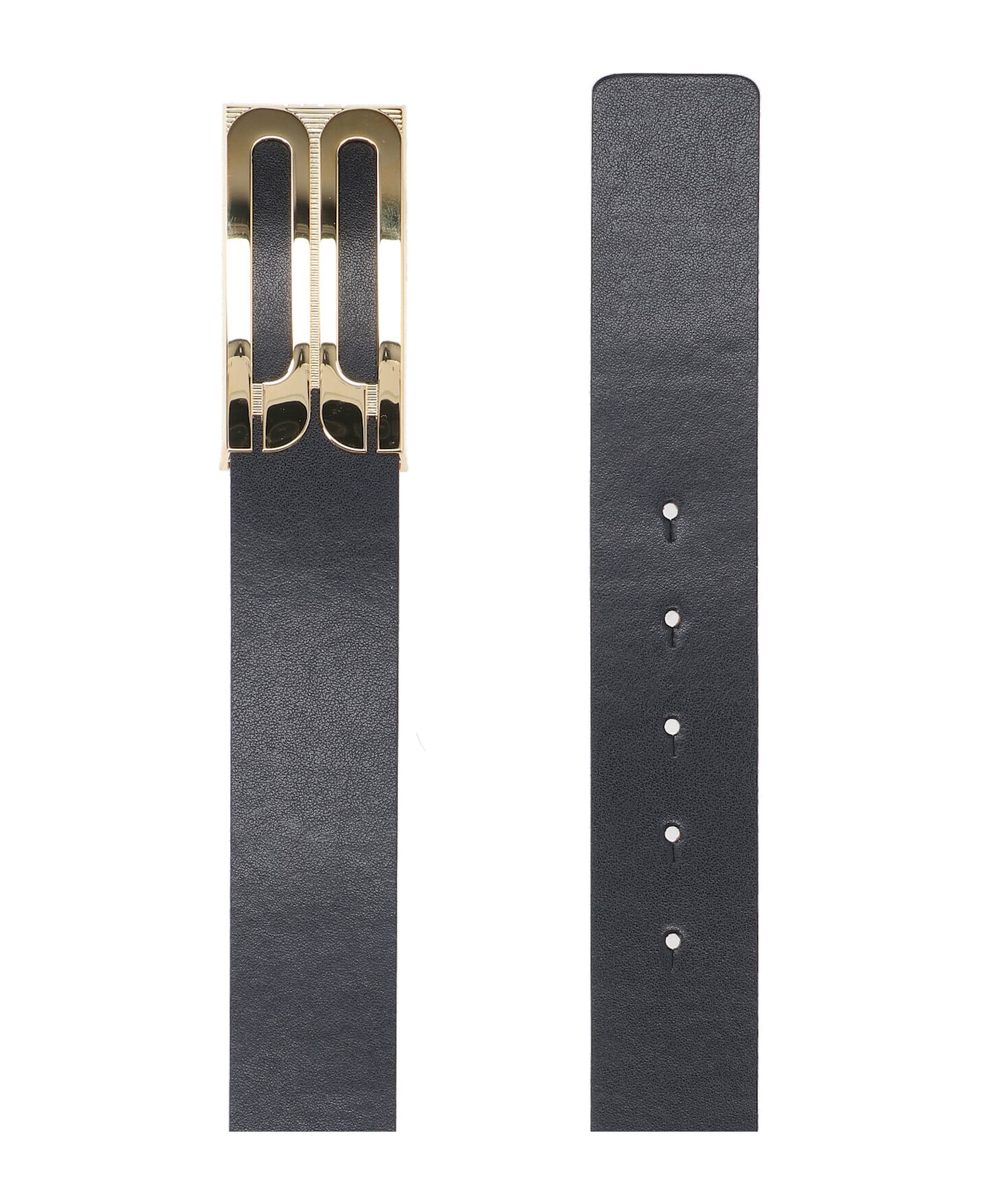 Victoria Beckham 'jumbo Frame' Belt - Black  