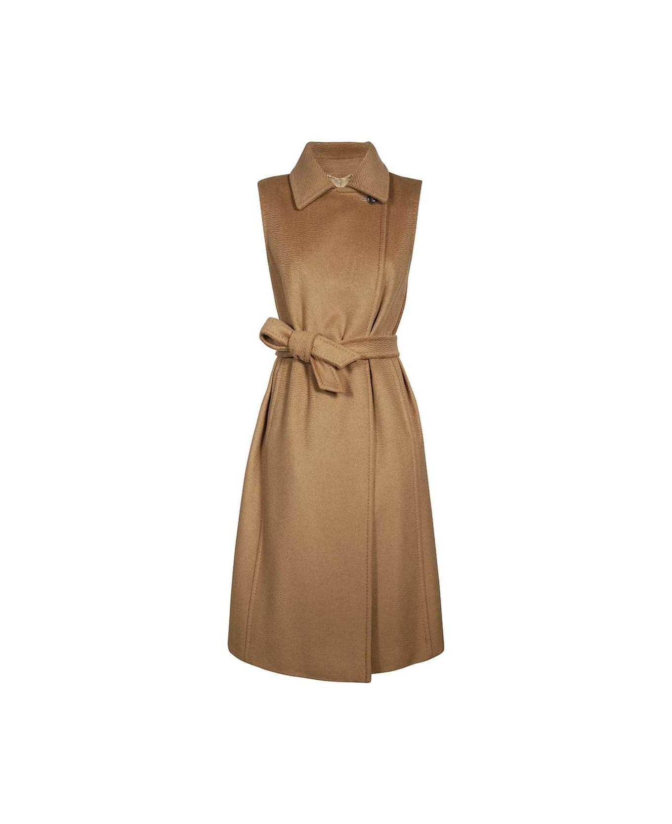 Max Mara Long Camelwool Coat - Camel