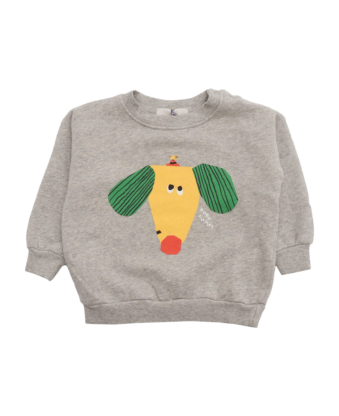 Bobo Choses Happy Dog Sweatshirt - GREY
