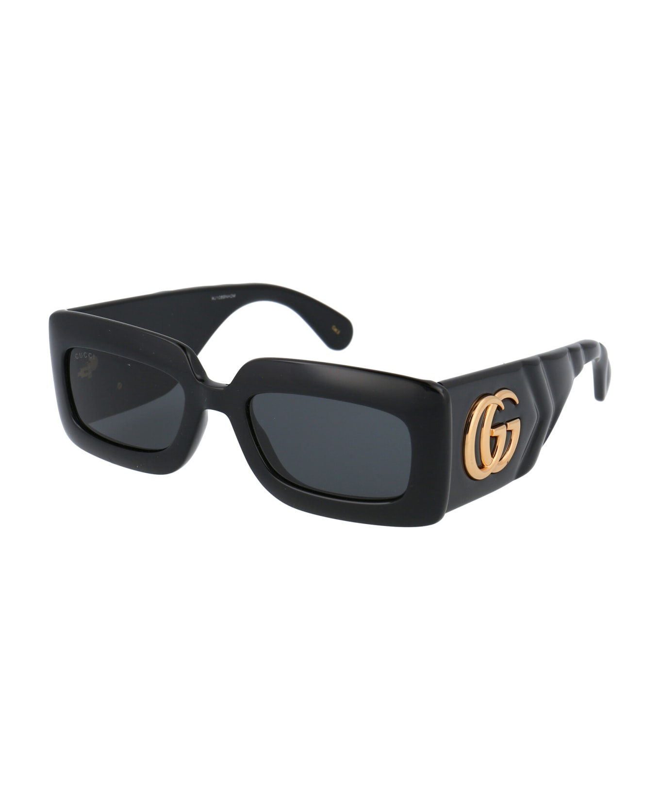 Gucci Eyewear Gg0811s Sunglasses - 001 BLACK BLACK GREY