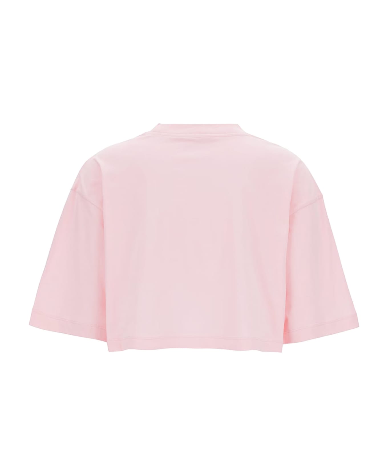Marni Pink Organic Cotton Jersey T-shirt - Cinder rose トップス
