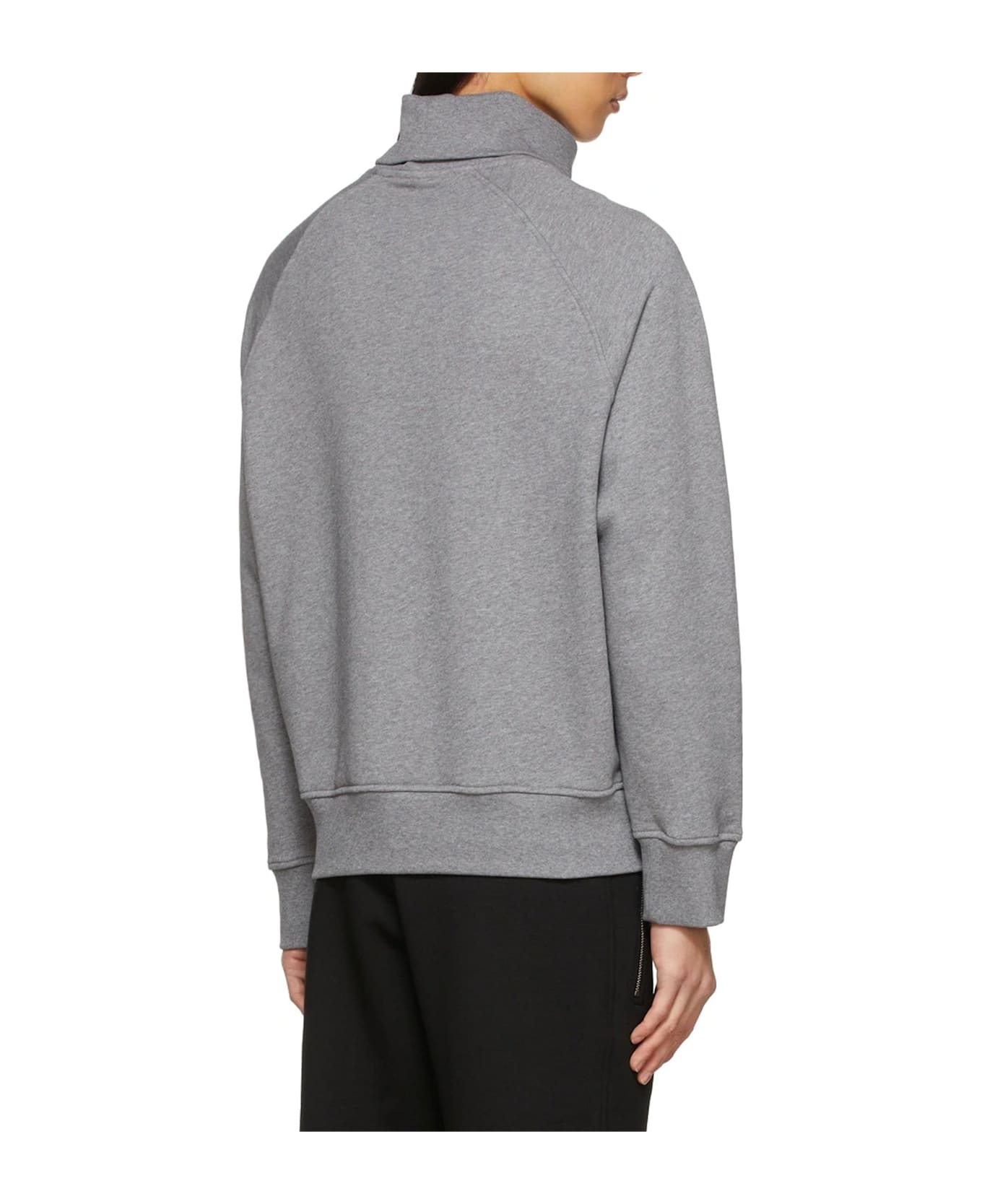 Neil Barrett Jewel Turtleneck Sweatshirt - Gray