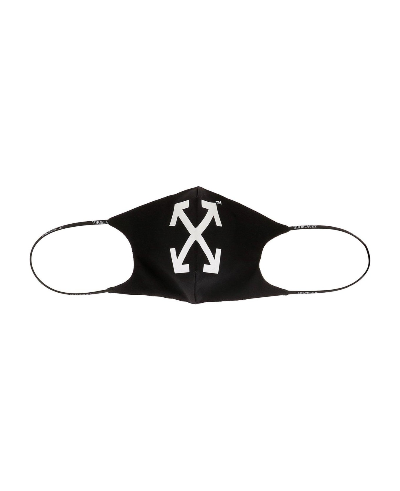 Off-White Arrow Printed Face Mask - Black