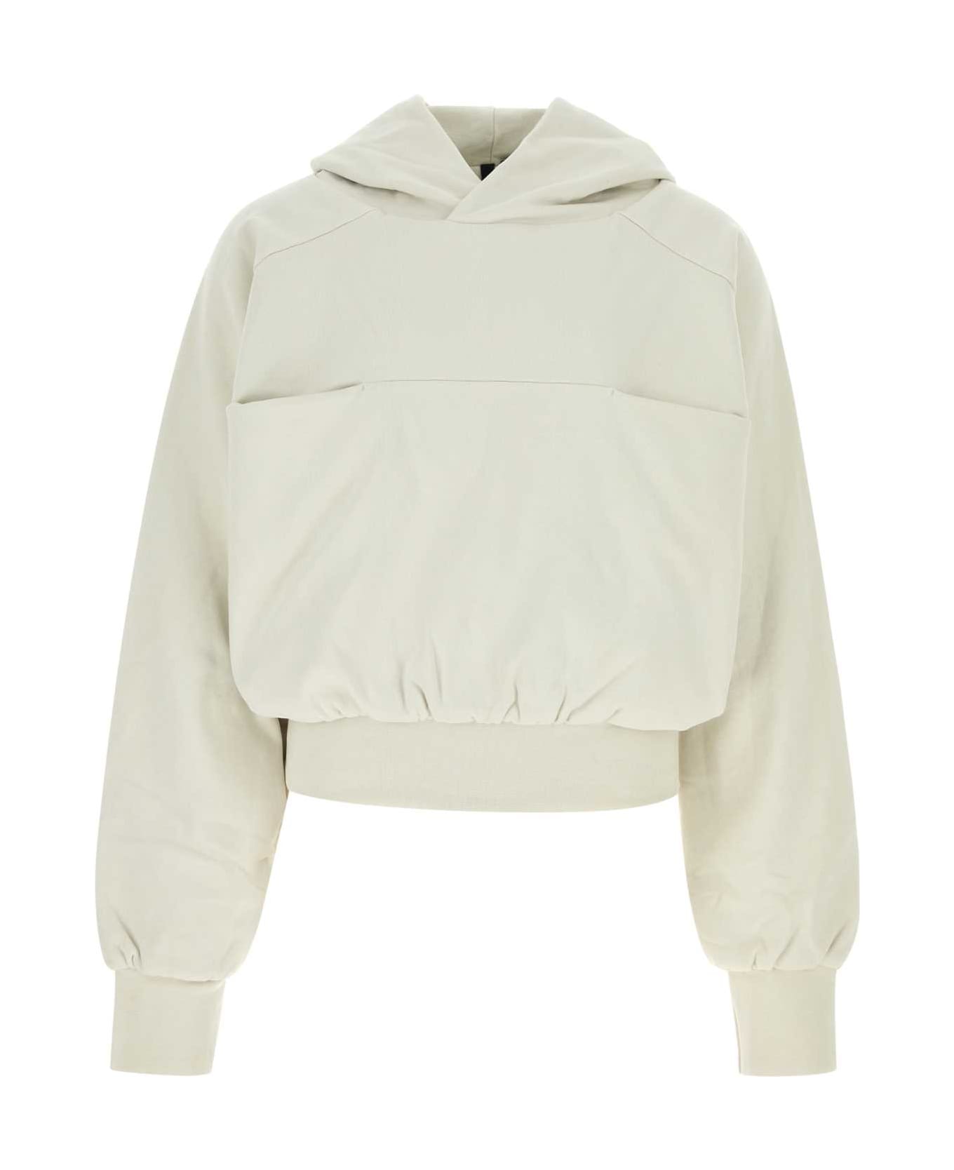 Entire Studios Chalk Cotton Sweatshirt - RICE