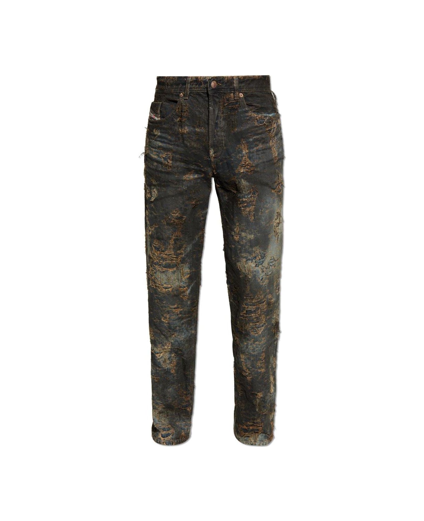 Diesel 2023 D-finitive-fsf-2 Distressed Jeans - Blue