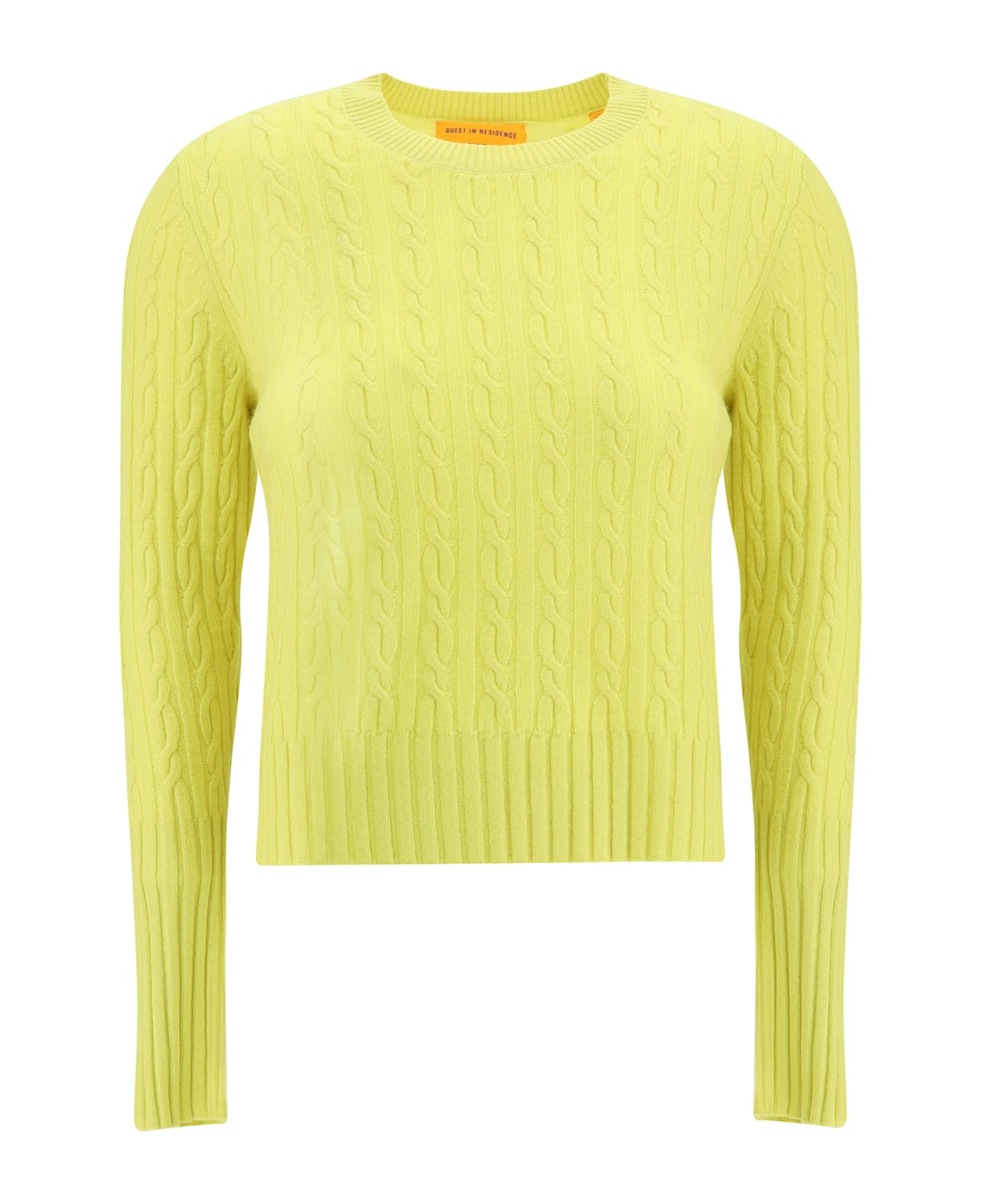 Guest in Residence Cashmere Braided Sweater