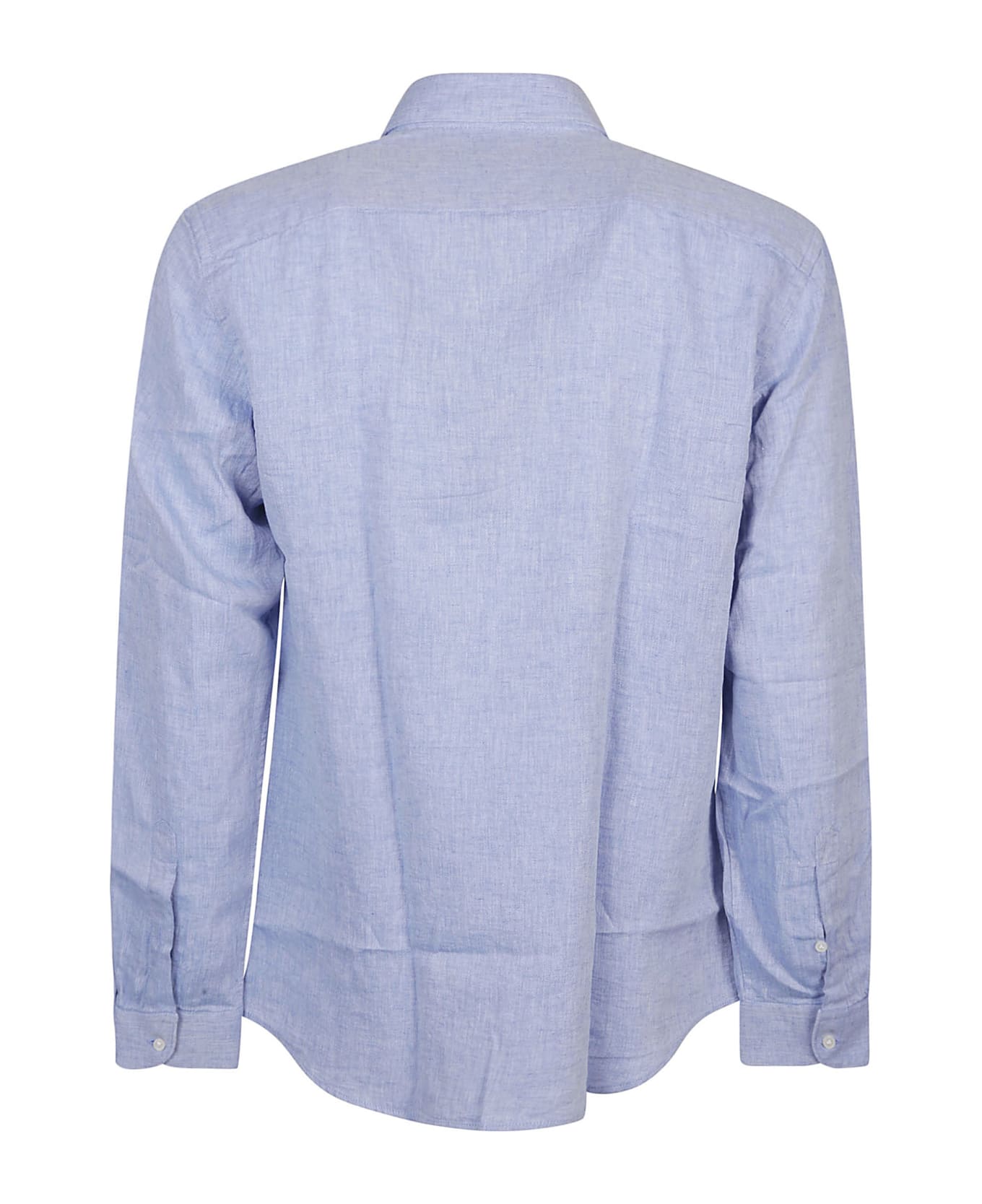 Fay Long Sleeve Shirt - Cobalto Chiaro