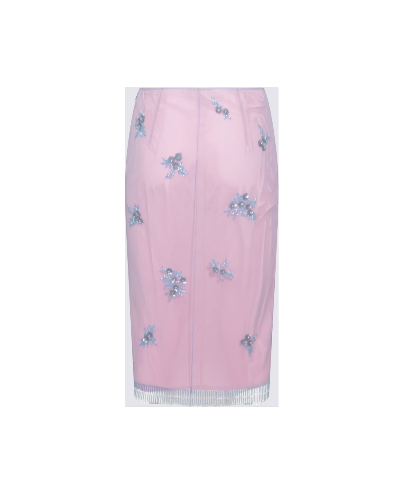 Blumarine Pink Skirt - Blue