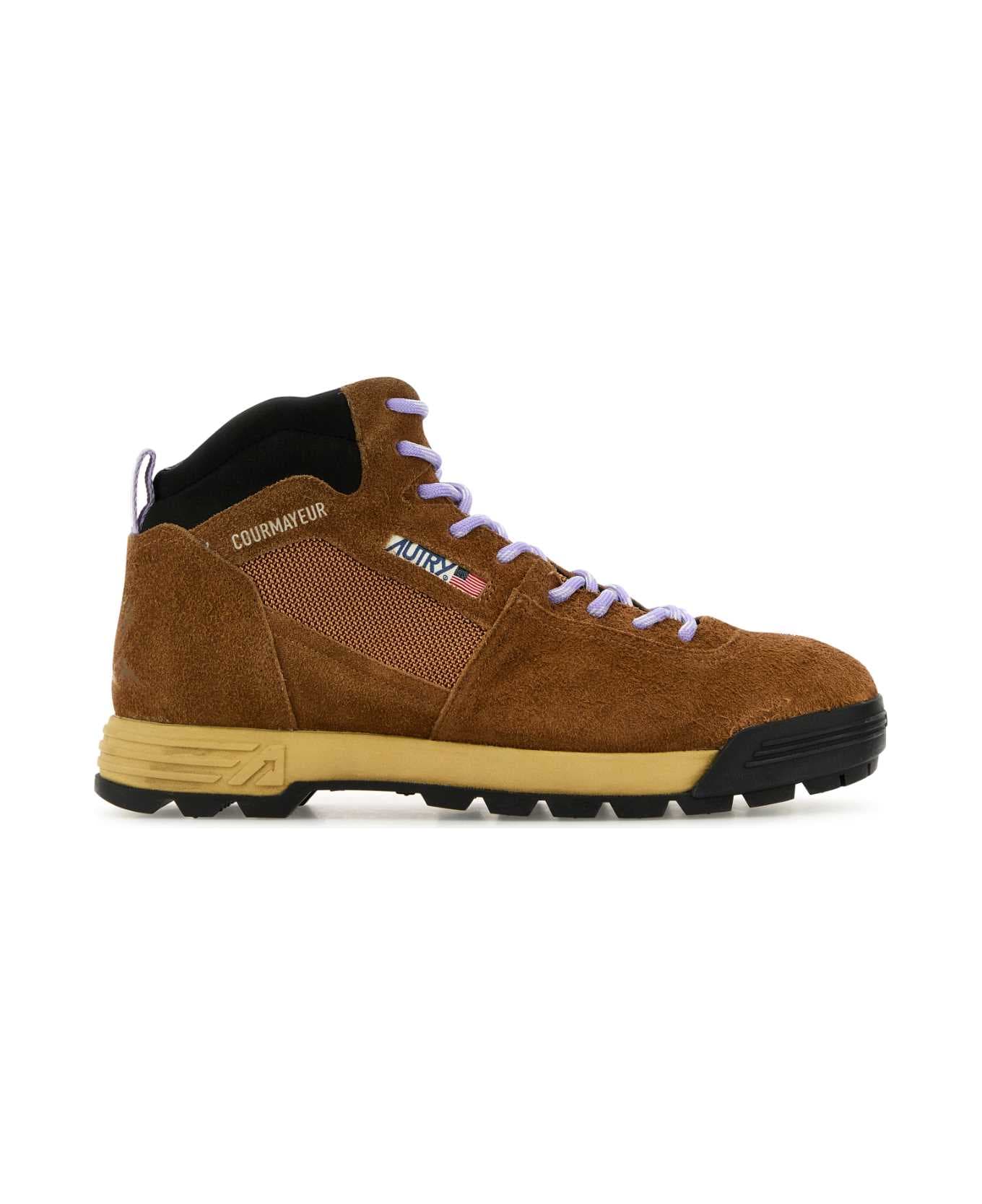 Autry Brown Suede Malga Sneakers - ND03