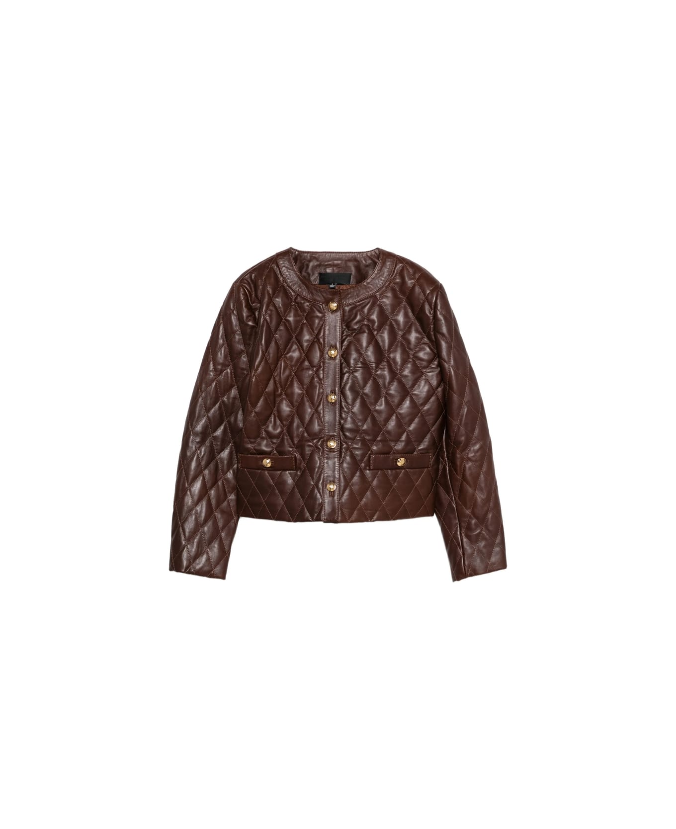 Nili Lotan Leather Outerwear - RED