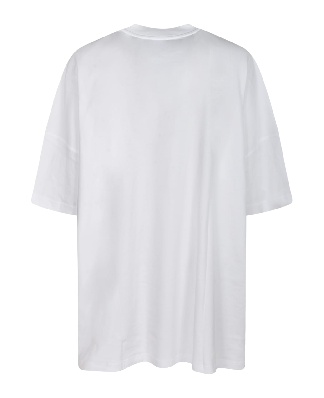 Moschino Oversized Bear Logo Print T-shirt - WHITE