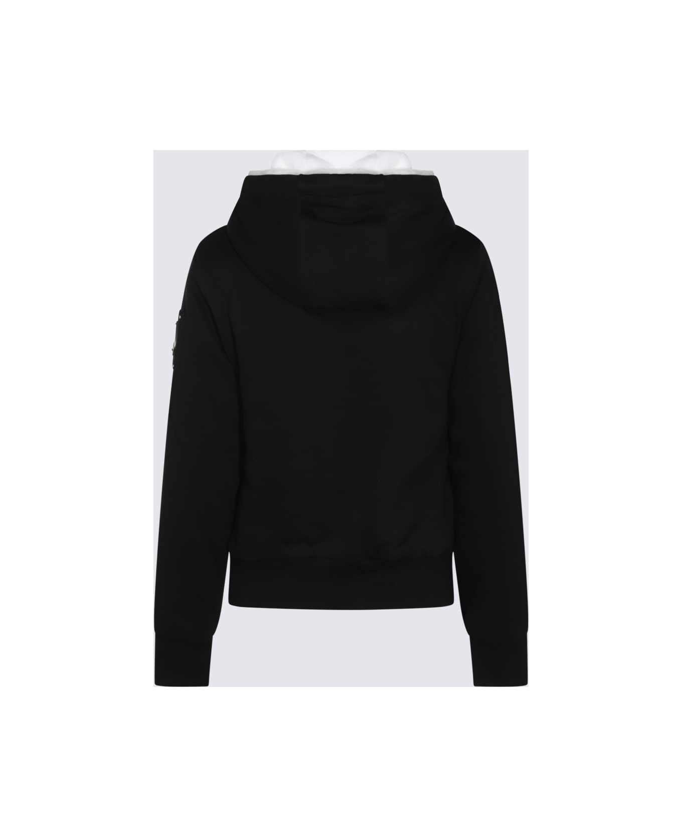 Moose Knuckles Black And White Cotton Casual Jacket - Black