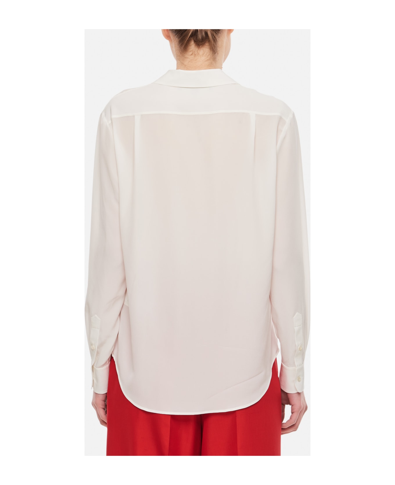 Ralph Lauren Darien Silk Shirt - White
