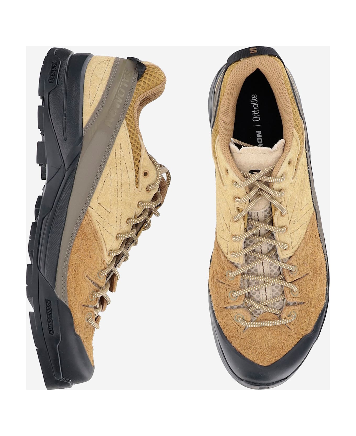 Salomon X-alp Suede Sneakers - Beige