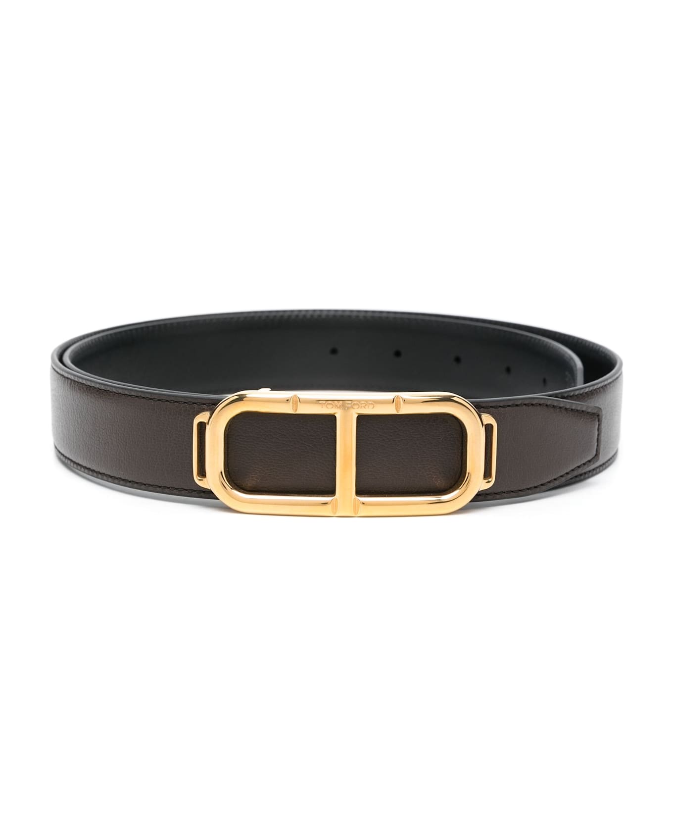 Tom Ford Mens Belts Leather - Chocolate