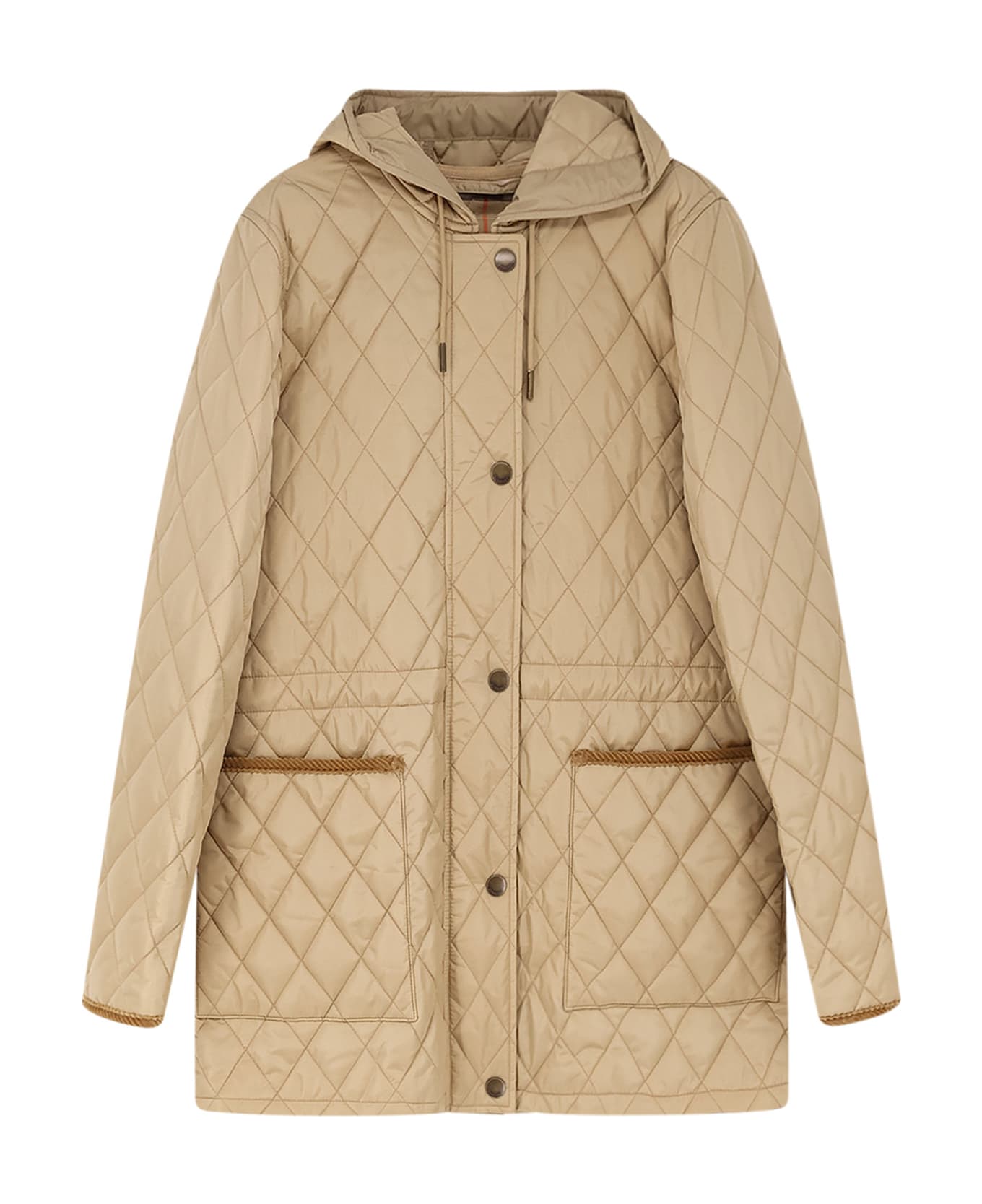 Burberry Bromley Quilted Nylon Jacket - FLAX