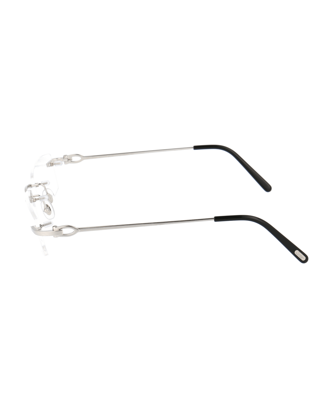 Cartier Eyewear Ct0045o Glasses - 001 SILVER SILVER TRANSPARENT アイウェア