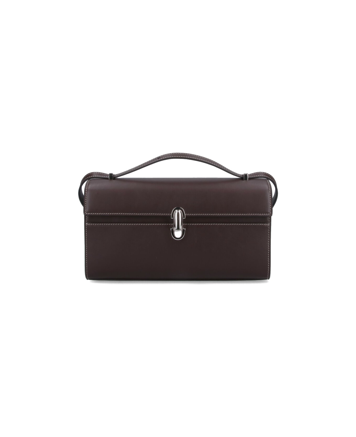 Savette "symmetry 26" Crossbody Bag - Brown