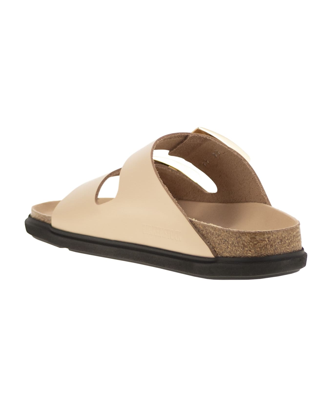 Birkenstock Arizona Db - Leather Slipper - Beige