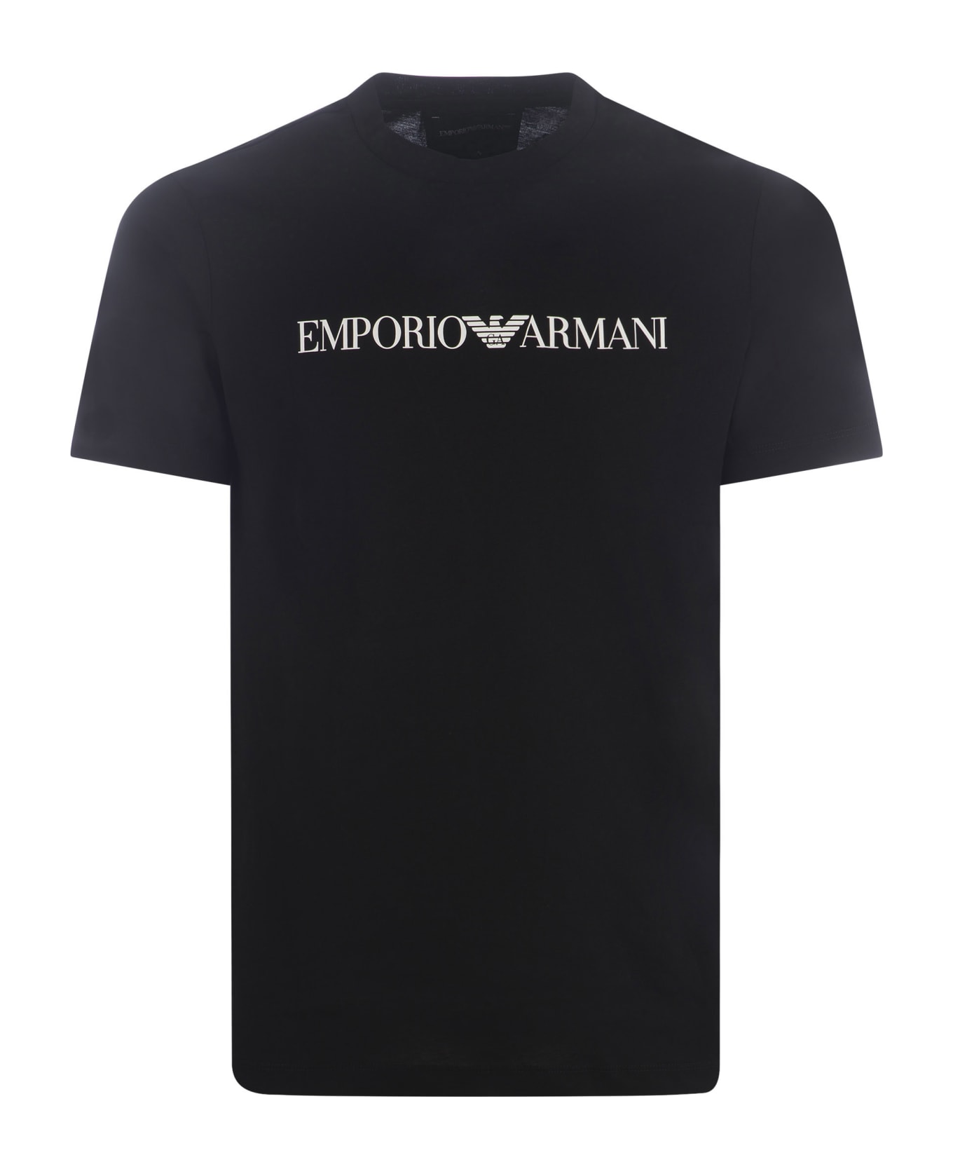 Emporio Armani T-shirt With Logo - Nero