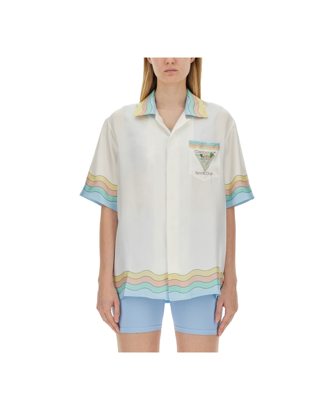 Casablanca Shirt With Logo - MAISON DE REVE