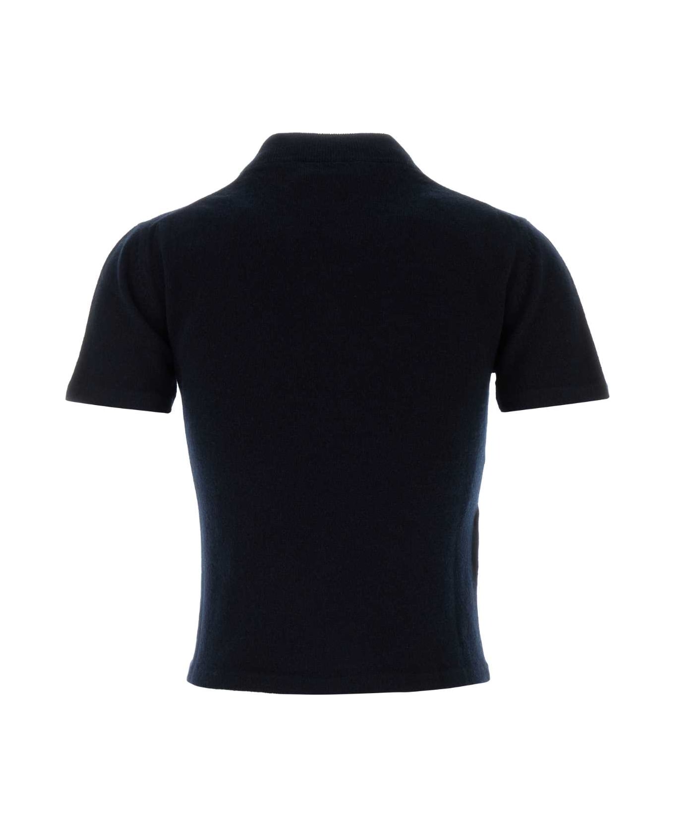 Miu Miu Midnight Blue Cashmere Sweater - BLEU