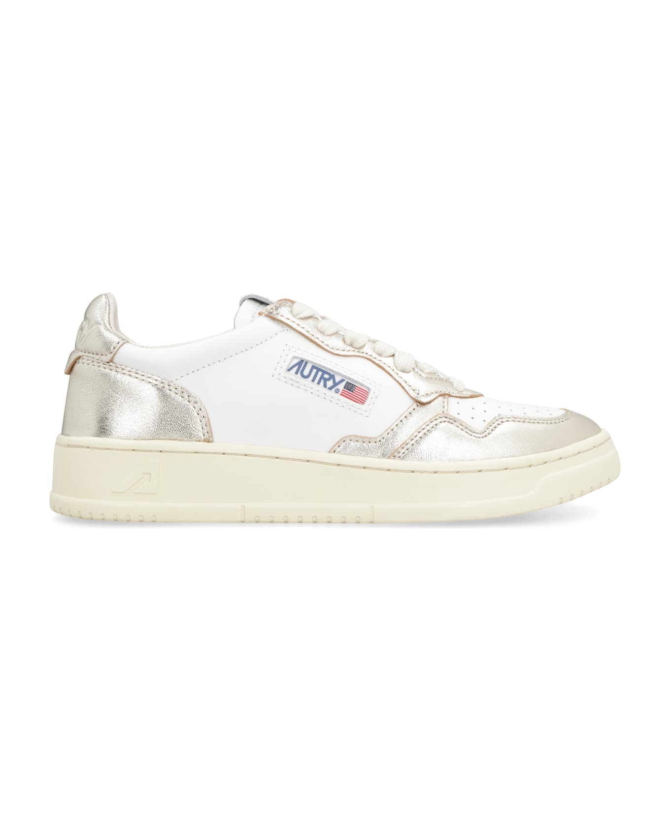 Autry Medalist Leather Low-top Sneakers - White