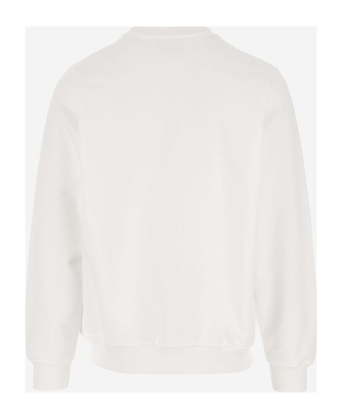 Casablanca Statue En Marbre Cotton Sweatshirt - White