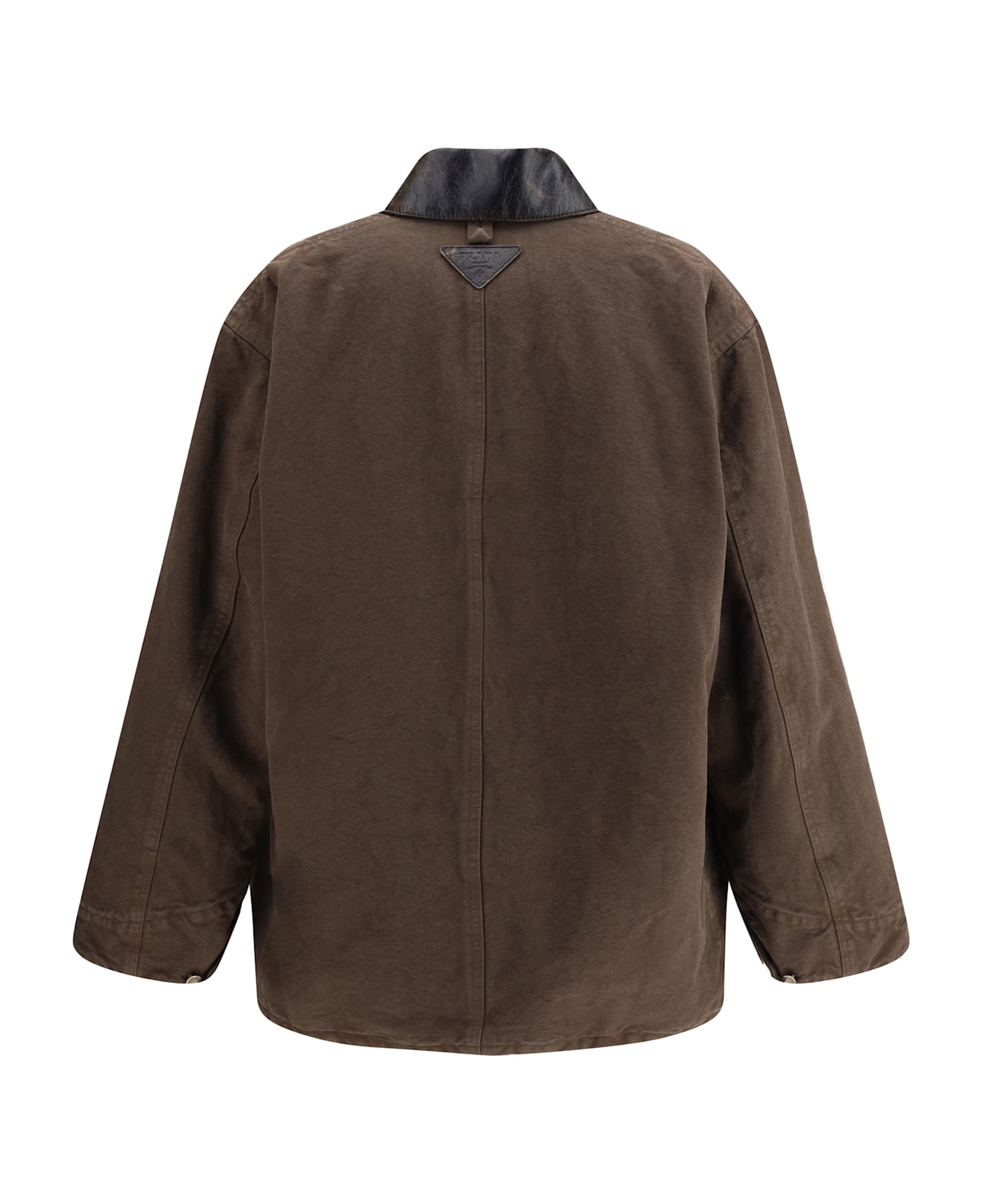Prada Cotton And Shearling Jacket