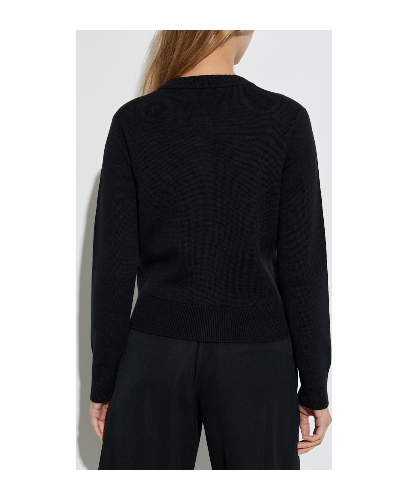 Ami Alexandre Mattiussi Wool Cardigan - BLACK