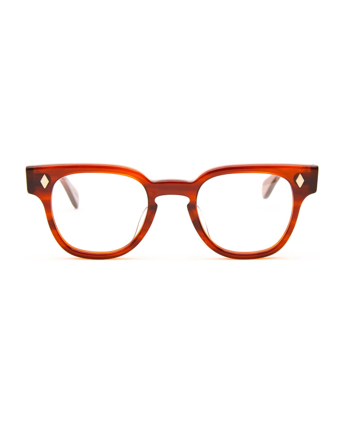 Julius Tart Optical Bryan 46x22 - Demi Amber Rx Glasses - brown