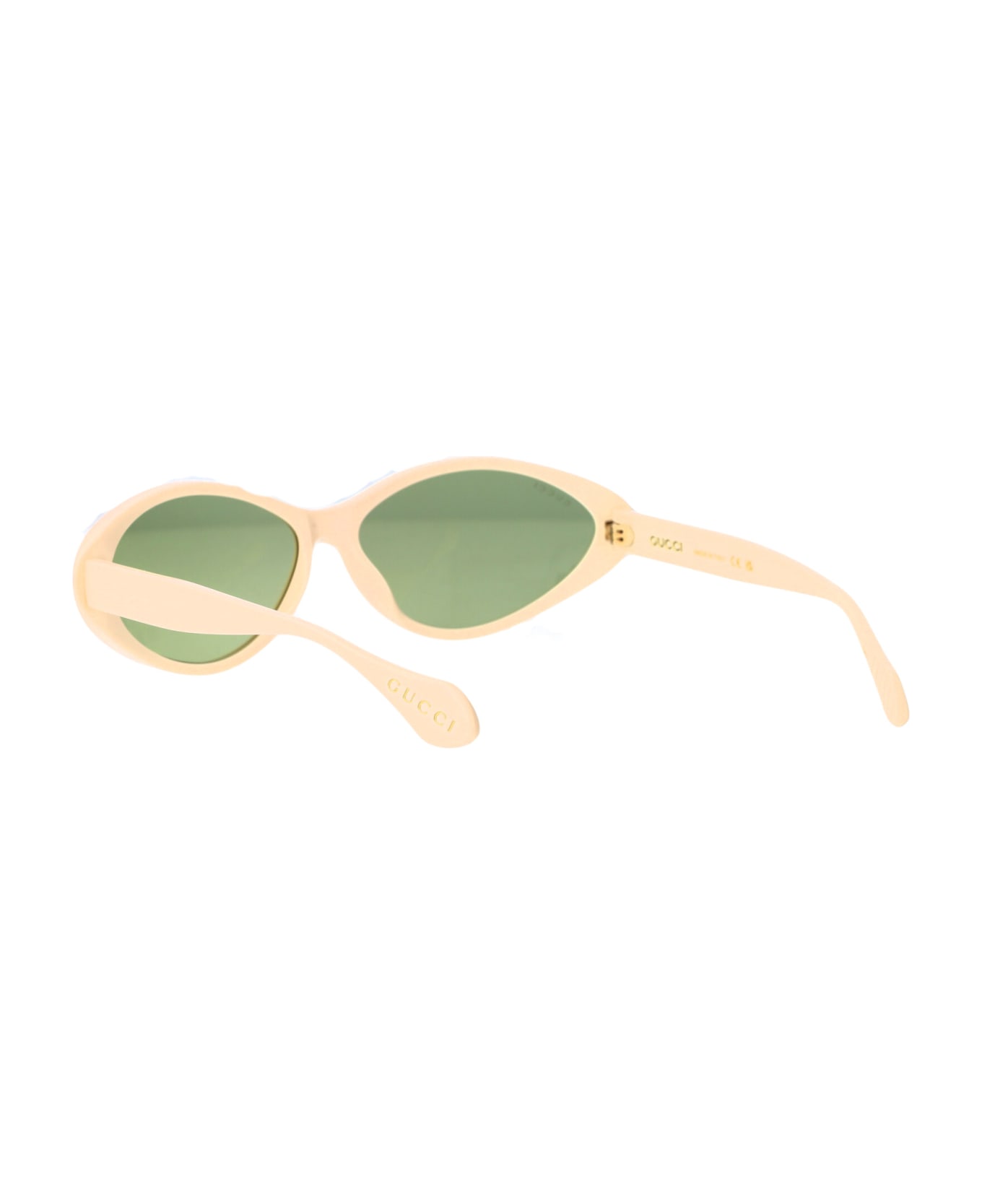 Gucci Eyewear Gg1377s Sunglasses - 001 IVORY IVORY GREEN