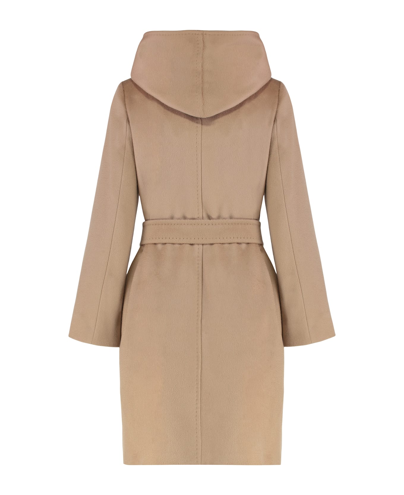 Max Mara Studio Newmang Wool Coat - Camel