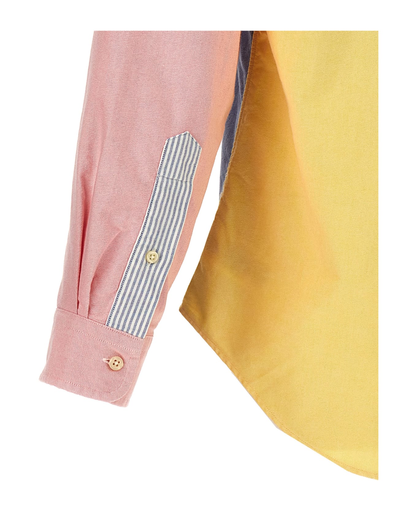 Ralph Lauren Patchwork Shirt With Logo Embroidery - 4680 FUNSHIRT