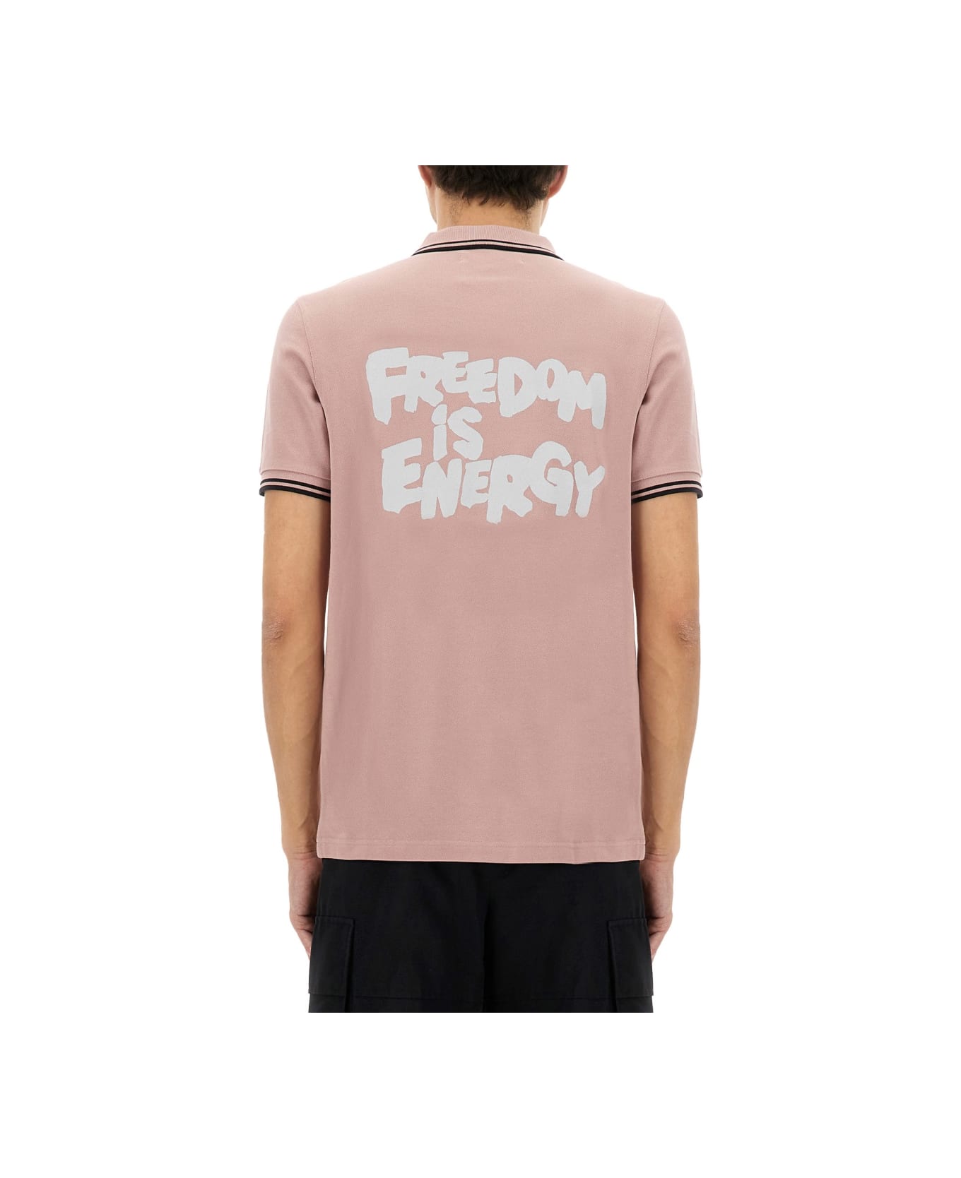 Comme des Garçons Shirt Polo "freedom" - PINK