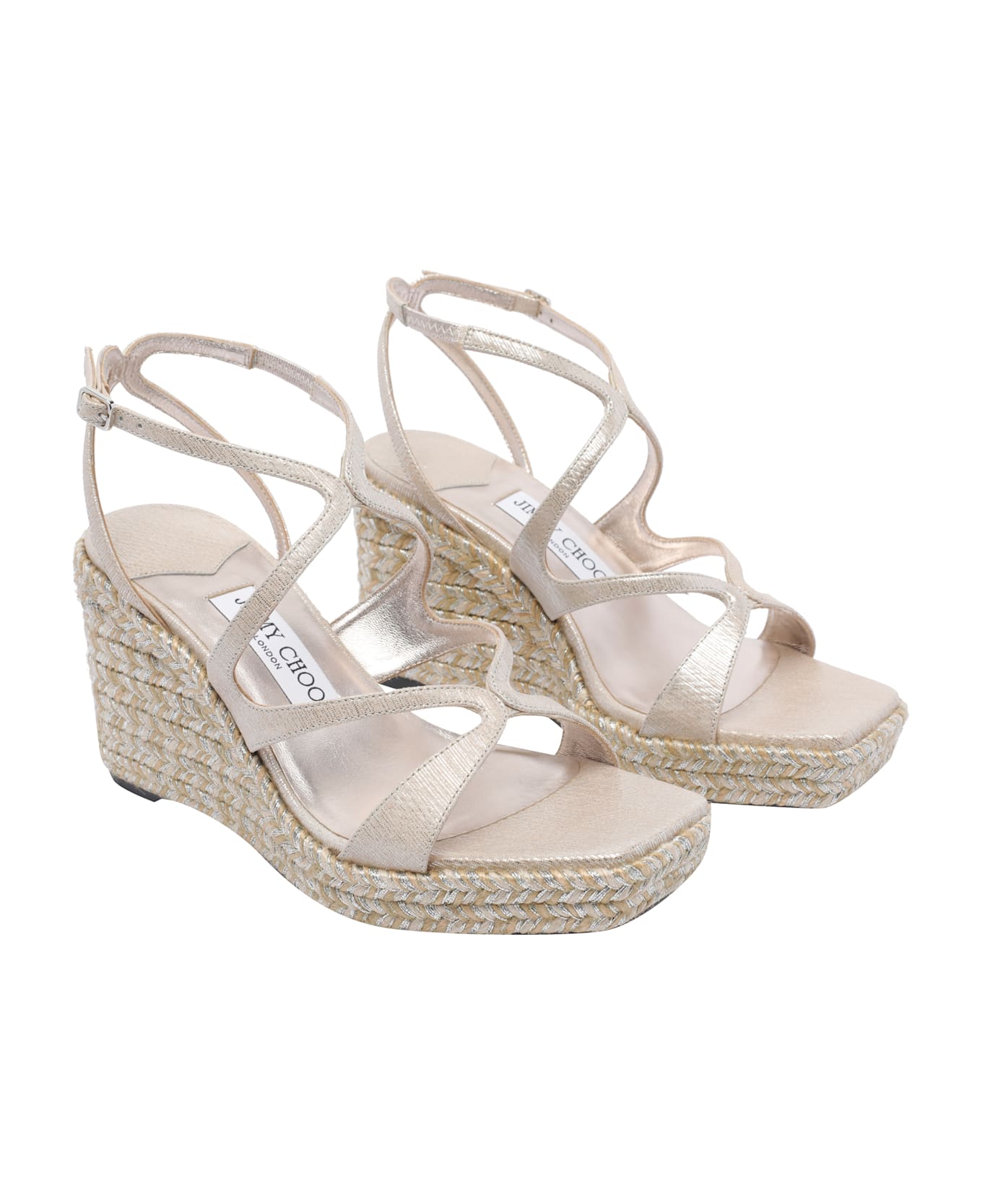 Jimmy Choo Ayla Wedges - Beige