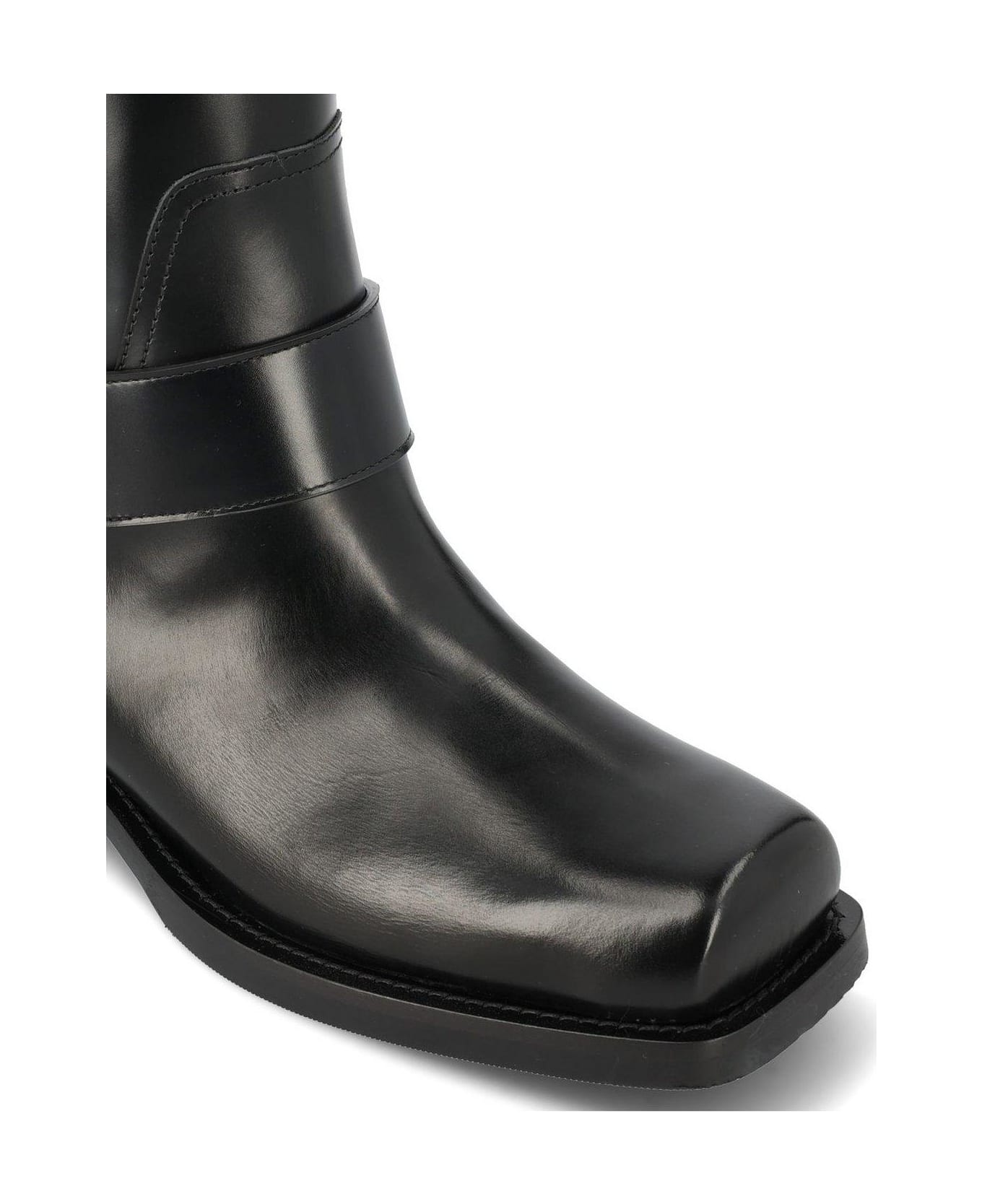 Valentino Garavani Garavani Rockstud Ankle Strap Boots - Black ブーツ