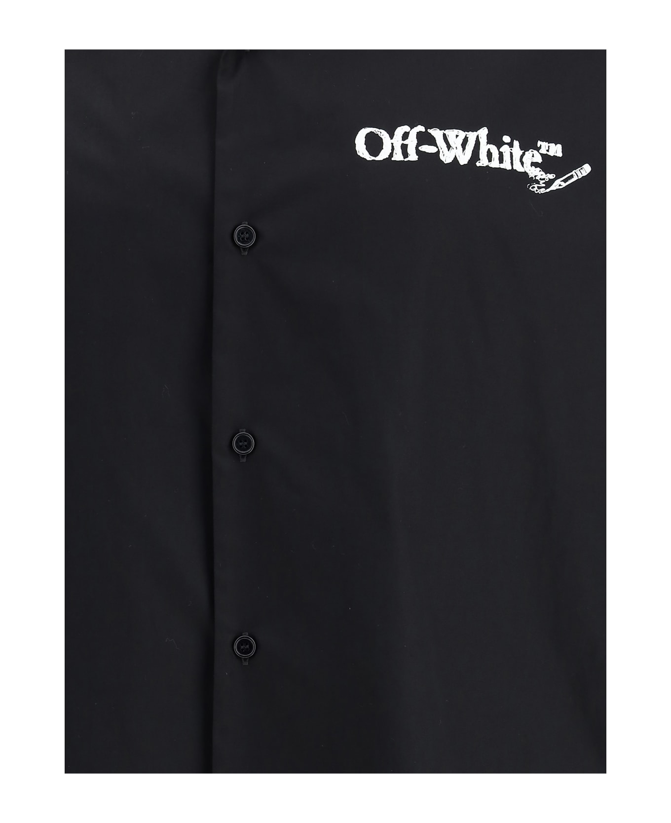 Off-White Bowling Shirt In Poplin