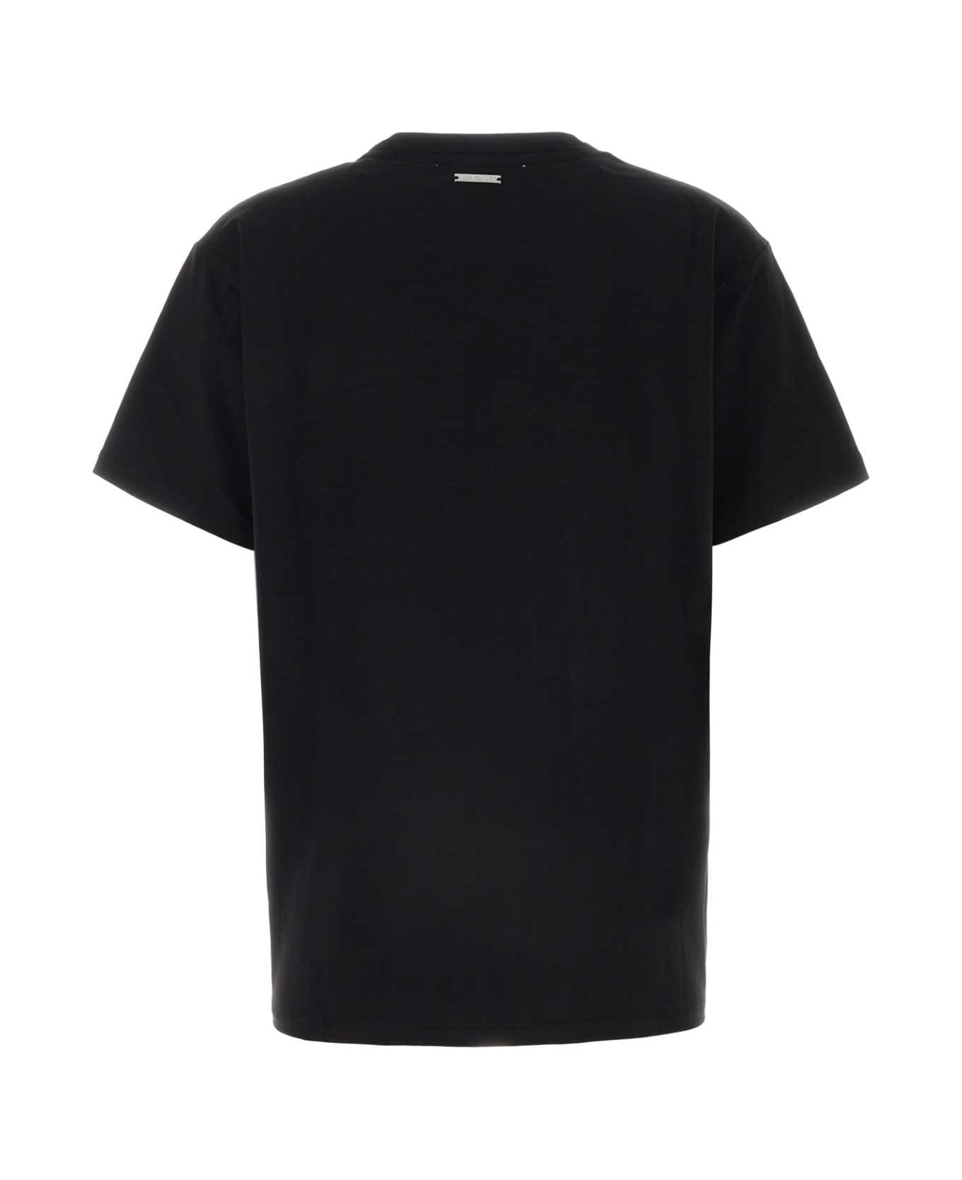 Michael Kors Black Stretch Cotton T-shirt - BLACK