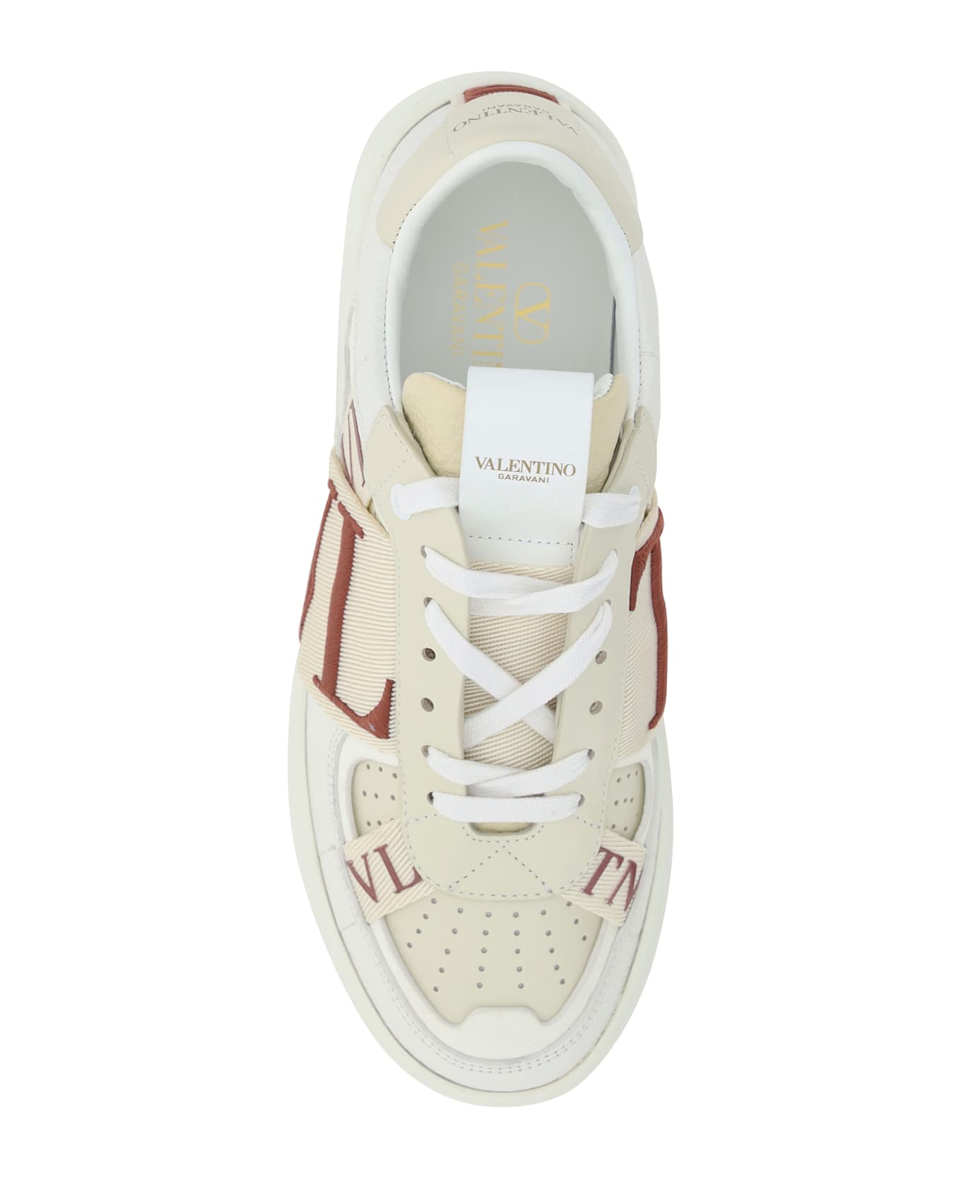 Valentino Garavani Vl7n Sneakers - Bianco/ivory-rose Brown/l.ivory/ivory/bi